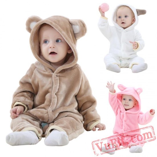 Animal Pink Baby Onesie Pajamas - Baby Kigurumi Onesies