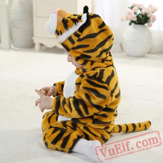 Tiger Animal Baby Onesie Pajamas - Baby Kigurumi Onesies