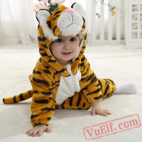 Tiger Animal Baby Onesie Pajamas - Baby Kigurumi Onesies