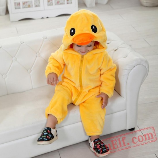 Yellow Duck Baby Onesie Pajamas - Baby Kigurumi Onesies