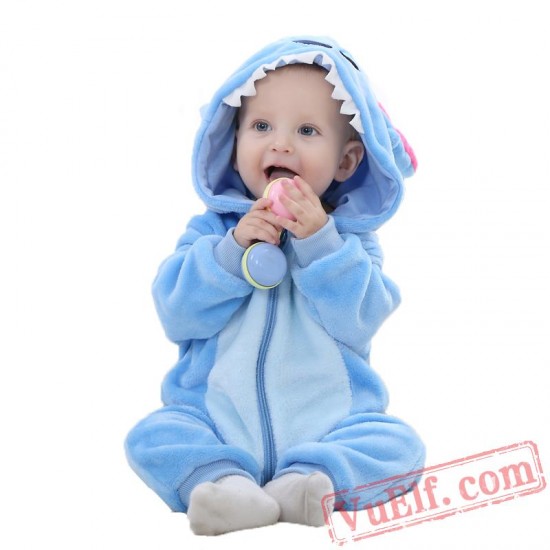 Blue Stitch Baby Onesie Pajamas - Baby Kigurumi Onesies