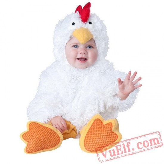 White Chicks Baby Onesie Pajamas - Baby Kigurumi Onesies