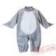 Grey Shark Baby Onesie Pajamas - Baby Kigurumi Onesies