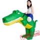 Crocodile Ride on Inflatable Blow Up Costume