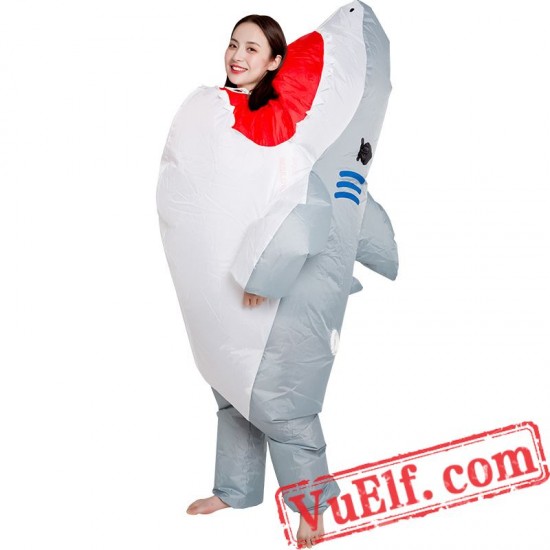 Big Shark Inflatable Blow Up Costume