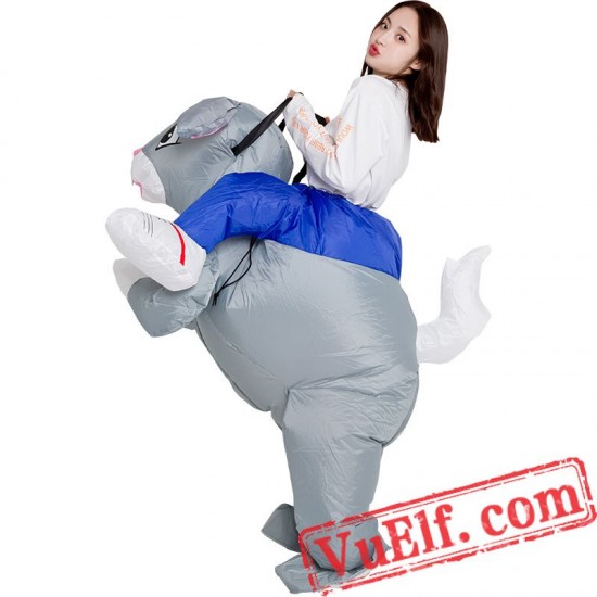 Rabbit Inflatable Blow Up Costume