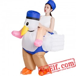 Little Flying Chicken Inflatable Blow Up Costume
