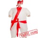 Taekwondo Warrior Gong fu Inflatable Blow Up Costume