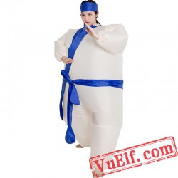 Taekwondo Warrior Gong fu Inflatable Blow Up Costume