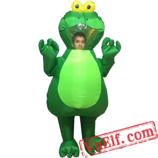 Frog Inflatable Blow Up Costume
