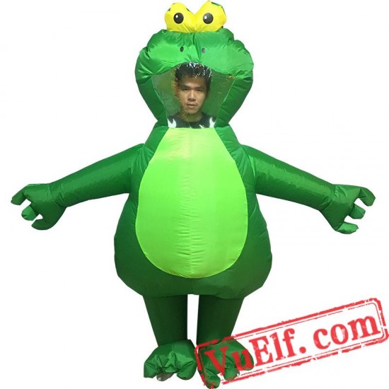 Frog Inflatable Blow Up Costume