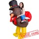 Turkey Thanksgiving Inflatable Blow Up Costume