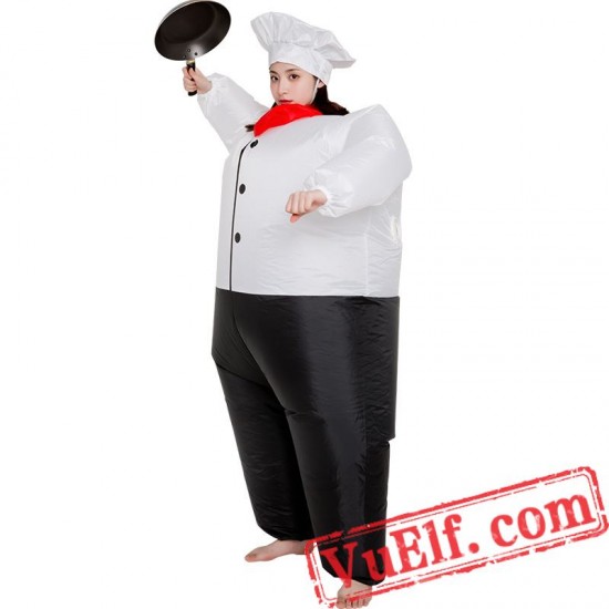 Chef Inflatable Blow Up Costume