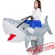 Shark Ride on Inflatable Blow Up Costume