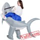 Shark Ride on Inflatable Blow Up Costume