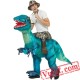 Raptor Dinosaur Inflatable Blow Up Costume