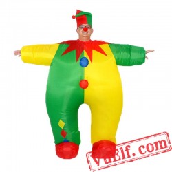 Clown Inflatable Blow Up Costume