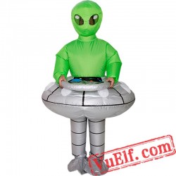 UFO Alien Inflatable Blow Up Costume