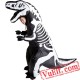 Skeleton T-Rex Inflatable Blow Up Costume