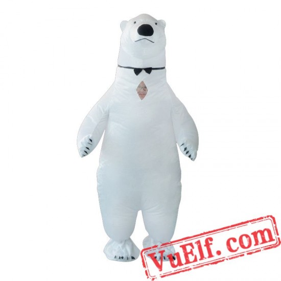 Polar Bear Inflatable Blow Up Costume