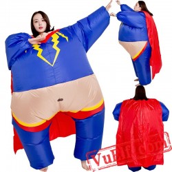 Lightning Superman Inflatable Blow Up Costume