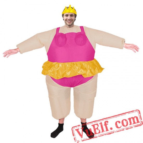 Adult Ballerina Inflatable Blow Up Costume