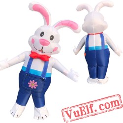 Adult Easter Bunny Rabbit Inflatable Blow Up Costume