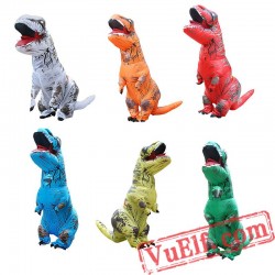 Adult Dinosaur T Rex Inflatable Blow Up Costume