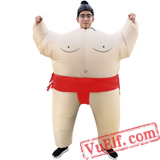 Adult Sumo Inflatable Blow Up Costume