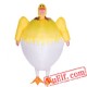 Adult Yellow Chicken Inflatable Blow Up Costume