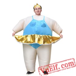 Adult Ballerina Inflatable Blow Up Costume