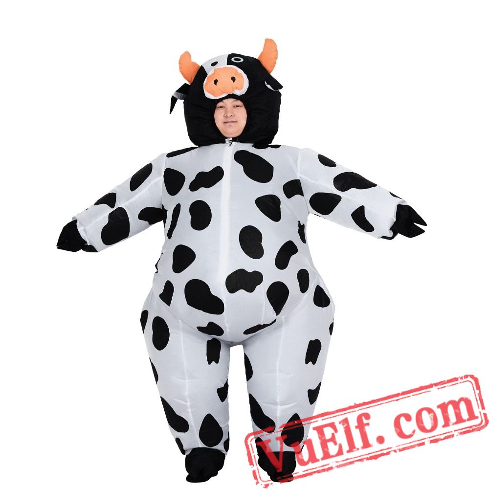 Blow Up Cow Costume
 Adult Cow Inflatable Blow Up Costume