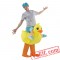 Adult Duck Ride On Inflatable Blow Up Costume