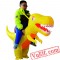 Kids Dinosaur T rex Ride On Inflatable Blow Up Costume