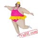 Adult Ballerina Inflatable Blow Up Costume