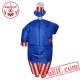 Adult Uncle Sam Inflatable Blow Up Costume
