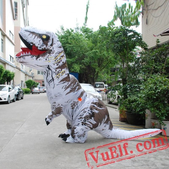 Adult T Rex Dinosaur Inflatable Blow Up Costume