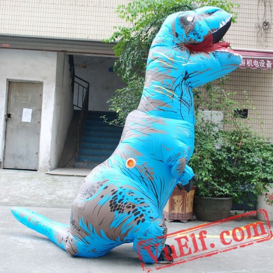 Adult T Rex Dinosaur Inflatable Blow Up Costume