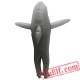 Adult Gray Shark Inflatable Blow Up Costume