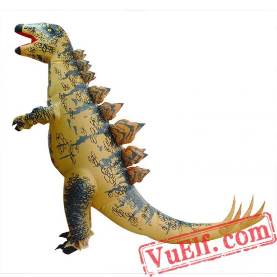 Adult Dinosaur Stegosaurus Inflatable Blow Up Costume