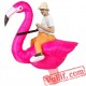 Adult Flamingo Bird Inflatable Blow Up Costume