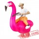 Adult Flamingo Bird Inflatable Blow Up Costume