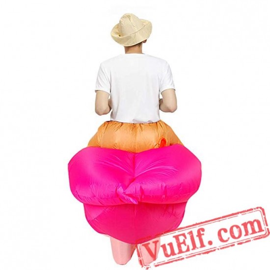 Adult Flamingo Bird Inflatable Blow Up Costume