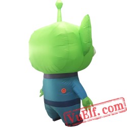 Adult Three Eyed Alien Inflatable Blow Up Costume
