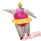 Adult Ballerina Dancer Inflatable Blow Up Costume