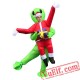 Adult Santa Claus Green Alien Inflatable Blow Up Costume Adult Santa Claus Green Alien Inflatable Blow Up Costume