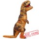 Adult Kids Dinosaur T Rex Inflatable Blow Up Costume