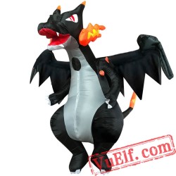 Adult Fly Spitfire Dinosaur Pterosaur Inflatable Costume Blow Up