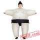 Adults Sumo Suit Wrestler Inflatable Blow Up Costume