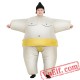 Adults Sumo Suit Wrestler Inflatable Blow Up Costume